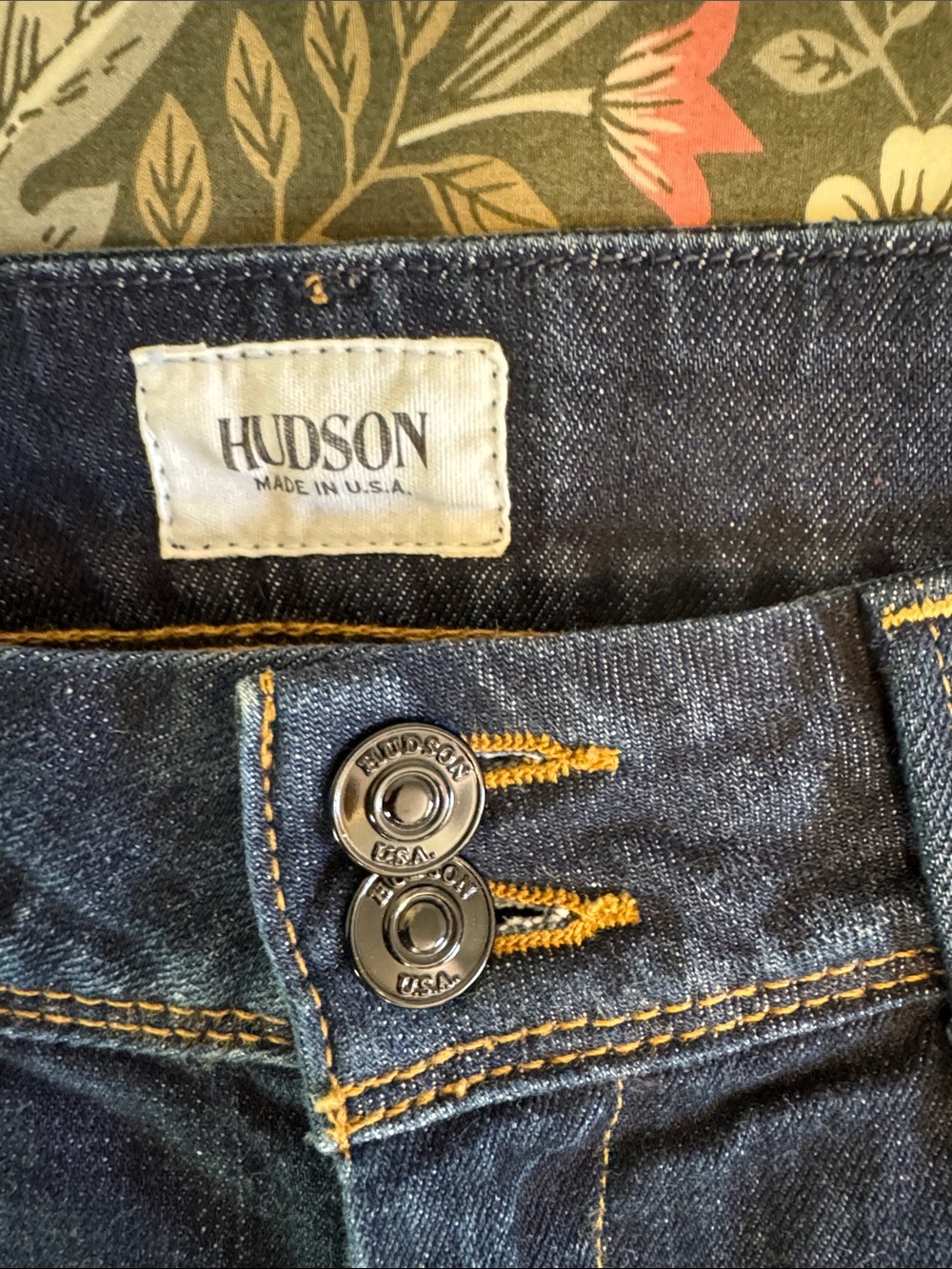 Hudson Jeans Dark Blue Slim Straight Women's Jeans size 27 - Picture 6 of 12
